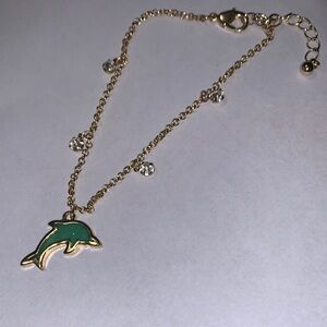 Dolphin Gold Charm Bracelet